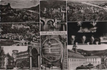 Heidelberg - u.a. Schloßbeleuchtung - ca. 1960 Heidelberg - u.a. Schloßbeleuchtung - ca. 1960