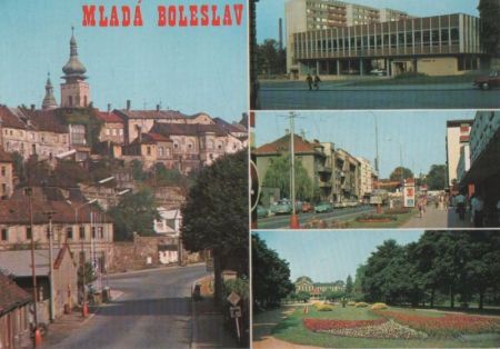Tschechien - Mlada Boleslav - mit 4 Bildern - 1976 Tschechien - Mlada Boleslav - mit 4 Bildern - 1976