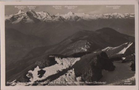 Österreich - Hundstein - Blick gegen die Hohen Tauern - ca. 1950 Österreich - Hundstein - Blick gegen die Hohen Tauern - ca. 1950