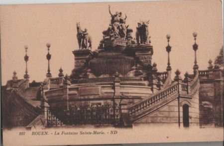 Frankreich - Rouen - La Fontaine Sainte-Marie - ca. 1935