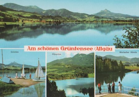 Grüntensee - mit 4 Bildern - ca. 1985 Grüntensee - mit 4 Bildern - ca. 1985