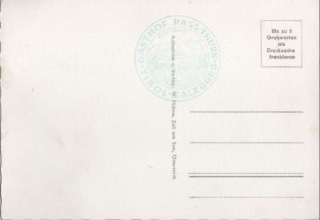 Pass Thurn Straße - Österreich - schroffe Berge