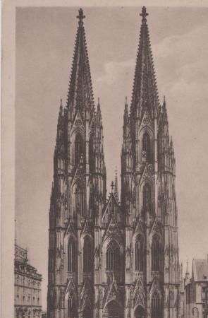 Köln - Dom - Westseite - ca. 1955 Köln - Dom - Westseite - ca. 1955
