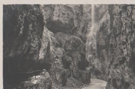 Garmisch-Partenkirchen - Partnachklamm b. Garmisch - ca. 1935 Garmisch-Partenkirchen - Partnachklamm b. Garmisch - ca. 1935