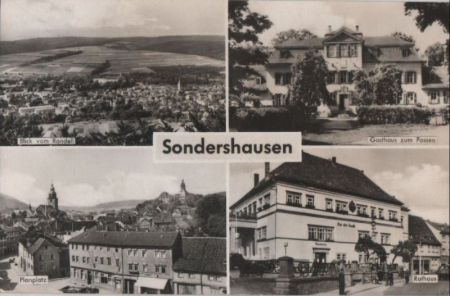 Sondershausen - u.a. Gasthaus zum Possen - 1962 Sondershausen - u.a. Gasthaus zum Possen - 1962