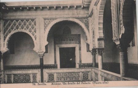 Spanien - Sevilla - Alcazar, detalle del Palacio - ca. 1940 Spanien - Sevilla - Alcazar, detalle del Palacio - ca. 1940