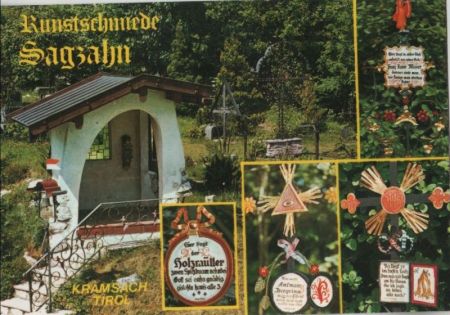 Österreich - Kramsach - Kunstschmiede Sagzahn - ca. 1990 Österreich - Kramsach - Kunstschmiede Sagzahn - ca. 1990