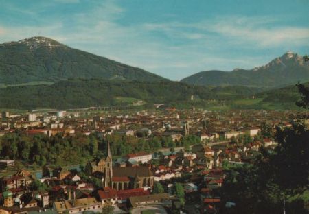 Österreich - Innsbruck - mit Paschbergbrücke - ca. 1980 Österreich - Innsbruck - mit Paschbergbrücke - ca. 1980
