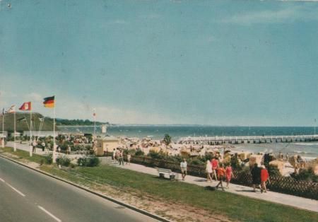 Scharbeutz - Haffkrug - Promenade am Strand - 1978 Scharbeutz - Haffkrug - Promenade am Strand - 1978