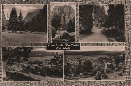 Tambach-Dietharz - 5 Teilbilder - 1962 Tambach-Dietharz - 5 Teilbilder - 1962
