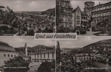 Heidelberg - u.a. Gesamtansicht - ca. 1960 Heidelberg - u.a. Gesamtansicht - ca. 1960