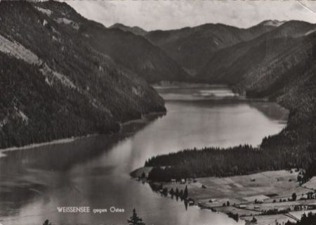 Österreich - Weißensee - gegen Osten - 1960 Österreich - Weißensee - gegen Osten - 1960
