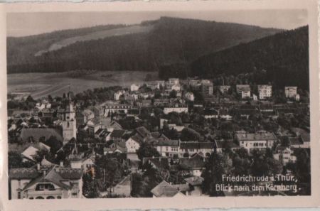 Friedrichroda - Blick nach dem Körnberg - 1952 Friedrichroda - Blick nach dem Körnberg - 1952