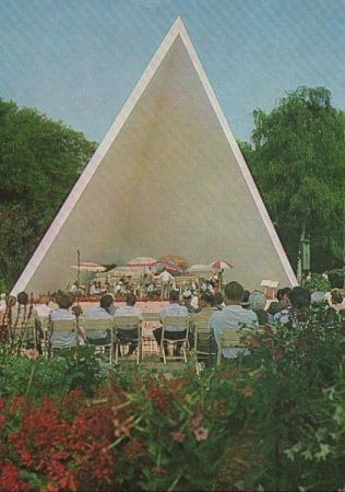 Essen - Musikpavillon, Bundesgartenschau - 1965 Essen - Musikpavillon, Bundesgartenschau - 1965