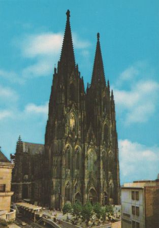 Köln - Dom Westseite - ca. 1975 Köln - Dom Westseite - ca. 1975