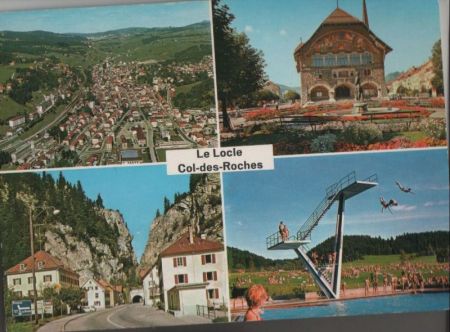 Schweiz - Le Locle - 4 Teilbilder - 1969 Schweiz - Le Locle - 4 Teilbilder - 1969