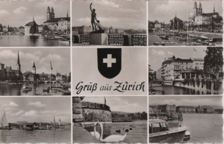 Schweiz - Zürich - mit 8 Bildern - ca. 1960 Schweiz - Zürich - mit 8 Bildern - ca. 1960