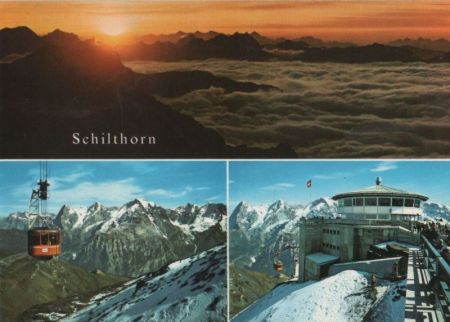 Schweiz - Schilthorn - 3 Teilbilder - ca. 1980 Schweiz - Schilthorn - 3 Teilbilder - ca. 1980