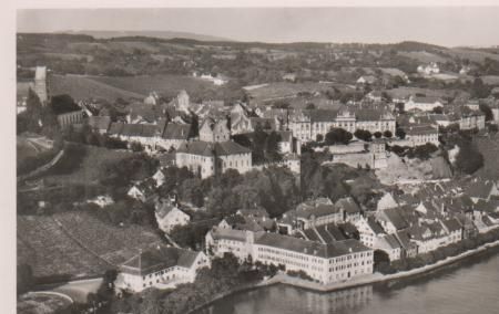 Meersburg Bodensee - Luftbild - ca. 1955 Meersburg Bodensee - Luftbild - ca. 1955