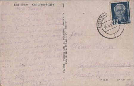 Bad Elster - Karl Marx-Straße Bad Elster - Karl Marx-Straße