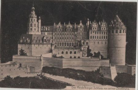 Heidelberg - Schloss vor Zerstörung Heidelberg - Schloss vor Zerstörung