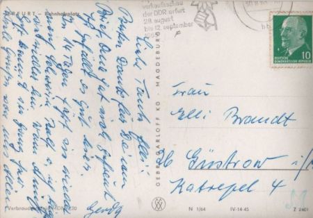 Erfurt - Bahnhofsplatz