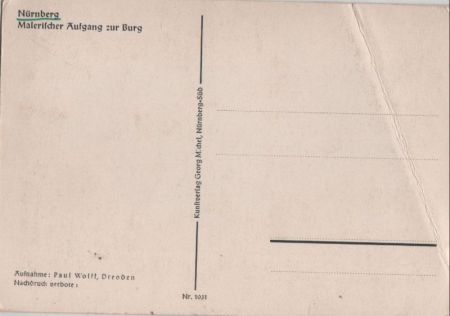 Nürnberg - Aufgang zur Burg