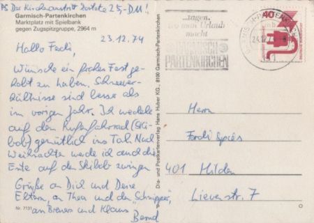 Garmisch-Partenkirchen - Marktplatz mit Spielbank