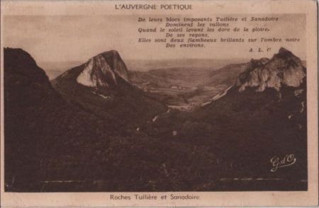 Auvergne - Frankreich - Roches Tuiliere et Sanadoire Auvergne - Frankreich - Roches Tuiliere et Sanadoire