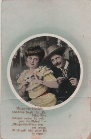 Mann und Frau Margeriten-Blümlein Mann und Frau Margeriten-Blümlein