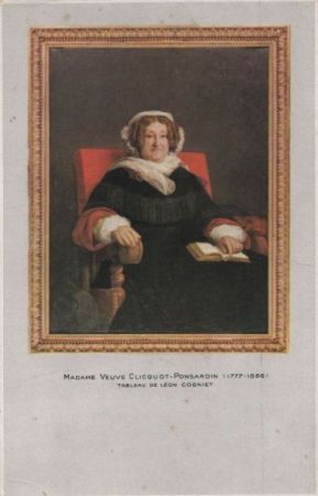 Madame Veuve Clicquot-Ponsardin sitzend Madame Veuve Clicquot-Ponsardin sitzend