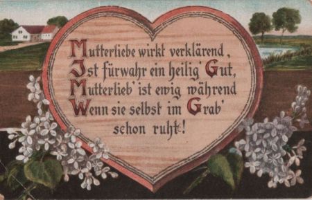 Mutterliebe wirkt verklärend ist ewug während Mutterliebe wirkt verklärend ist ewug während