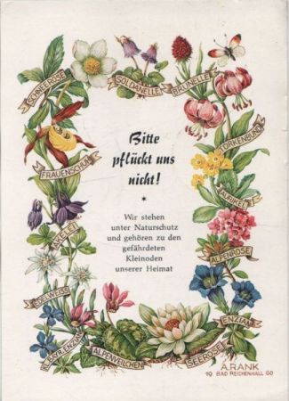 Bitte pflückt uns nicht Pflanzenschutz Bitte pflückt uns nicht Pflanzenschutz