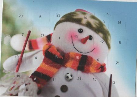 Adventskalender Schneemann Adventskalender Schneemann