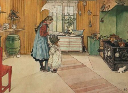 Carl Larsson The Kitchen Carl Larsson The Kitchen