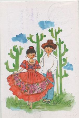 Zum Tanz gemalt in Mexiko Zum Tanz gemalt in Mexiko