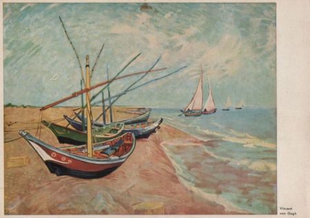 van Gogh Boote von Stes. Maries van Gogh Boote von Stes. Maries