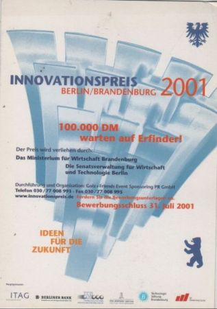 Ideen für die Zukunft Innovationspreis Ideen für die Zukunft Innovationspreis