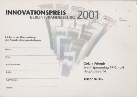 Ideen für die Zukunft Innovationspreis Ideen für die Zukunft Innovationspreis