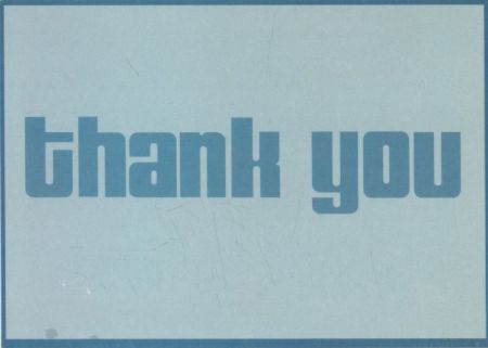 Thenk you - Edgar-Karte Thenk you - Edgar-Karte