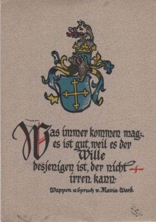 Was immer kommen mag Wappen und Spruch Was immer kommen mag Wappen und Spruch