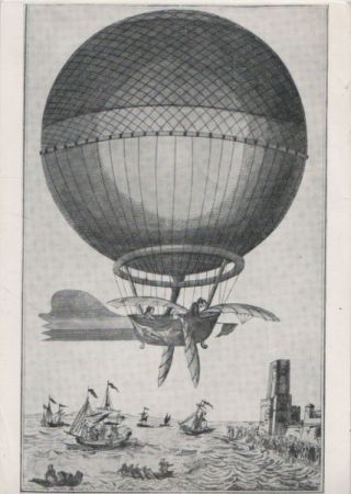 Ballonkarte befördert mit Freiballon Ballonkarte befördert mit Freiballon