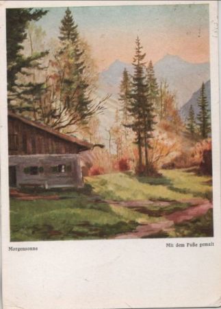 Morgensonne fußgemalt Morgensonne fußgemalt
