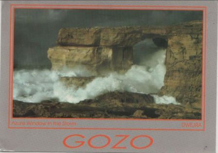 Gozo - Malta - Azura Window in the Storm Gozo - Malta - Azura Window in the Storm