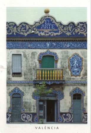 Valencia - Spanien - Hausfront Valencia - Spanien - Hausfront
