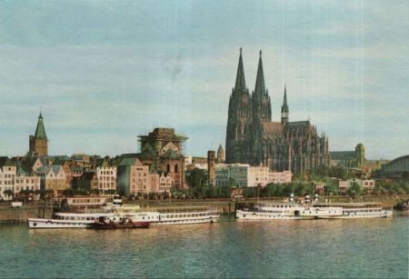 Köln - Rheinpartie mit Dom Köln - Rheinpartie mit Dom