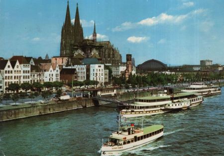Köln - Rheinufer mit Dom Köln - Rheinufer mit Dom