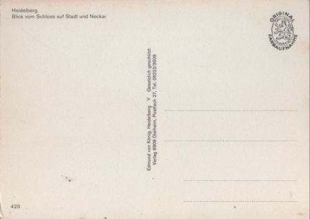 Heidelberg - Blick vom Schloss