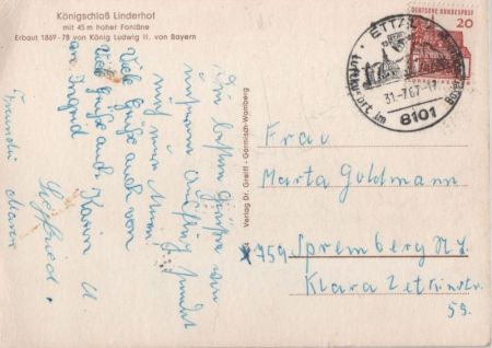 Ettal, Schloss Linderhof - Fontäne