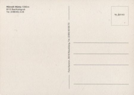 Bad Kohlgrub - Hörndl-Hütte
